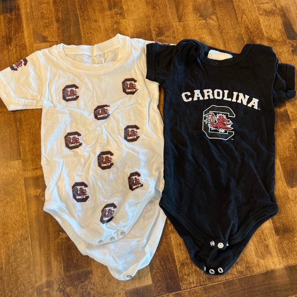 South Carolina Gamecock onesies